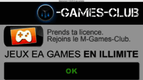 What M-games-club.com website looked like in 2018 (6 years ago)