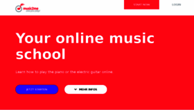 What Music2me.com website looked like in 2018 (6 years ago)