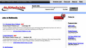 What Multimediajobs.com website looked like in 2018 (6 years ago)