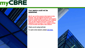 What Myhcm.cbre.com website looked like in 2018 (6 years ago)
