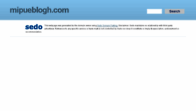What Mipueblogh.com website looked like in 2018 (6 years ago)