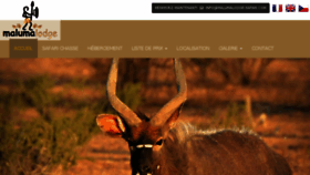 What Malumalodge-safari.com website looked like in 2018 (6 years ago)