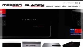 What Mosconi-america.com website looked like in 2018 (6 years ago)