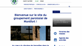 What Montfort-catholique-yvelines.fr website looked like in 2018 (6 years ago)