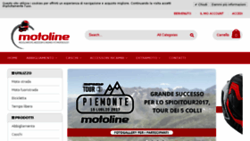 What Motoline.it website looked like in 2018 (6 years ago)