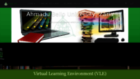 What Moodle.abu.edu.ng website looked like in 2018 (6 years ago)