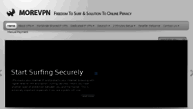 What Morevpn.com website looked like in 2018 (6 years ago)