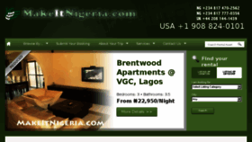 What Makeitnigeria.com.ng website looked like in 2018 (6 years ago)