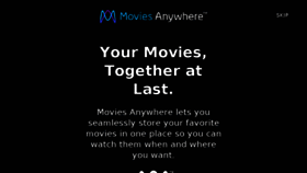 What Moviesanywhere.com website looked like in 2018 (6 years ago)