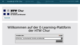 What Moodle.htwchur.ch website looked like in 2018 (6 years ago)
