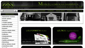 What Merkeladruka.lv website looked like in 2018 (6 years ago)