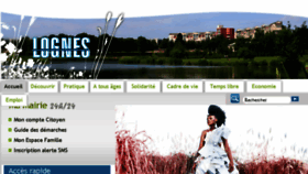 What Mairie-lognes.fr website looked like in 2018 (6 years ago)