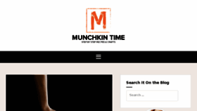 What Munchkintime.com website looked like in 2018 (6 years ago)
