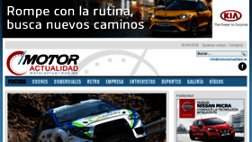 What Motoractualidad.es website looked like in 2018 (6 years ago)