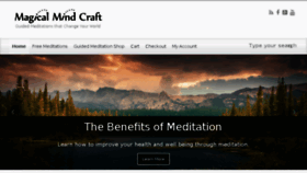 What Magicalmindcraft.com website looked like in 2018 (6 years ago)