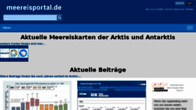 What Meereisportal.de website looked like in 2018 (6 years ago)