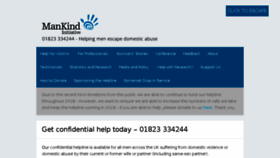 What Mankind.org.uk website looked like in 2018 (6 years ago)