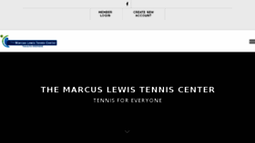 What Marcuslewistenniscenter.com website looked like in 2018 (6 years ago)