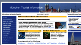 What Muenchen-touristeninformation.de website looked like in 2018 (6 years ago)