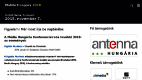 What Mobilhungary.com website looked like in 2018 (6 years ago)