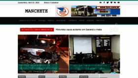 What Maringamanchete.com.br website looked like in 2018 (6 years ago)