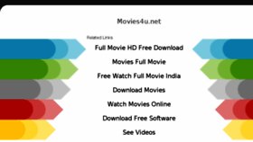 What Movies4u.net website looked like in 2018 (6 years ago)