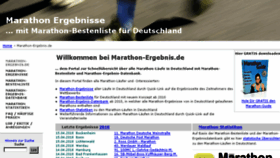 What Marathon-ergebnis.de website looked like in 2018 (6 years ago)