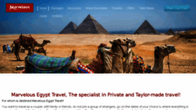 What Marvelousegypttravel.com website looked like in 2018 (6 years ago)