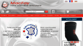 What Macfay.eu website looked like in 2018 (6 years ago)