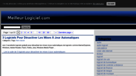 What Meilleur-logiciel.com website looked like in 2018 (6 years ago)