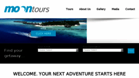 What Moontours.com.au website looked like in 2018 (6 years ago)