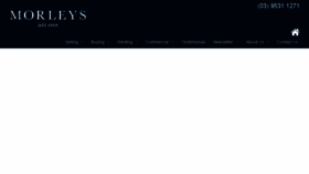 What Morleys.com.au website looked like in 2018 (7 years ago)