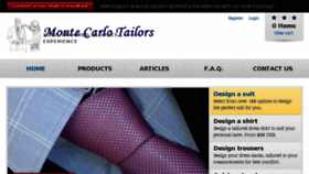 What Mctailor.com website looked like in 2018 (6 years ago)