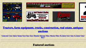What Midwestauction.com website looked like in 2018 (6 years ago)