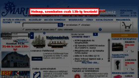 What Maritimehajosbolt.hu website looked like in 2018 (6 years ago)