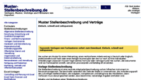 What Muster-stellenbeschreibung.de website looked like in 2018 (6 years ago)