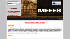 What Meees.org website looked like in 2018 (6 years ago)