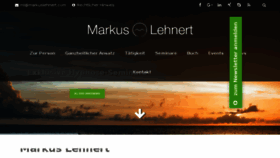 What Markuslehnert.com website looked like in 2018 (6 years ago)