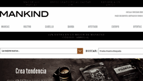 What Mankind.es website looked like in 2018 (6 years ago)