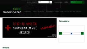 What Minaspetro.com.br website looked like in 2018 (7 years ago)