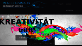 What Menschundmaus.de website looked like in 2018 (6 years ago)
