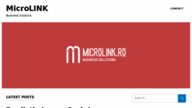What Microlink.ro website looked like in 2018 (6 years ago)