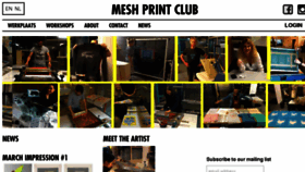 What Meshprintclub.com website looked like in 2018 (6 years ago)