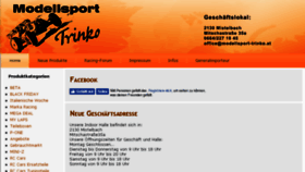 What Modellsport-trinko.at website looked like in 2018 (6 years ago)