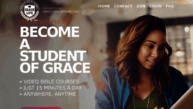What Mygracelifeacademy.com website looked like in 2018 (6 years ago)
