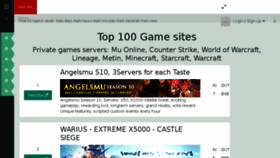 What Mu-online.ro website looked like in 2018 (6 years ago)