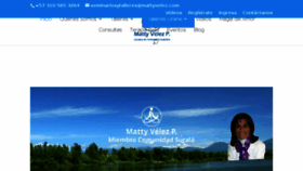 What Mattyvelez.com website looked like in 2018 (7 years ago)