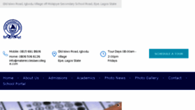 What Materecclesiaecollege.com website looked like in 2018 (6 years ago)