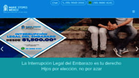 What Mariestopes.org.mx website looked like in 2018 (6 years ago)