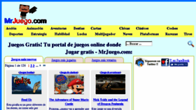 What Mrjuego.com website looked like in 2018 (6 years ago)
